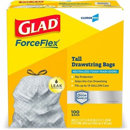 Clorox BAG, TRSH, KITCHN, 13GAL, 100CT, 2PK CLO70427PL